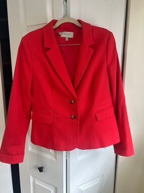 Hobbs London Coral Textured Blazer Jacket US 10 UK 14 Tailored Career